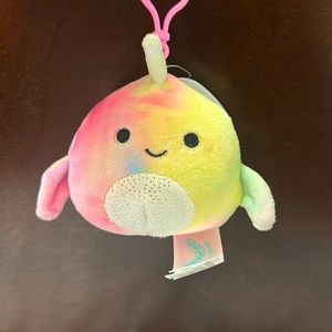 (NWT) Navina the narwhal squishmallow clip